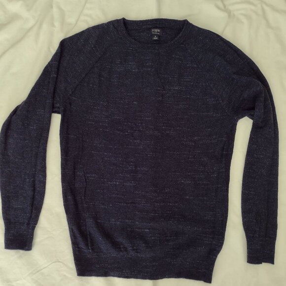 J.Crew Re-imagined Blue Variegated Sweater size Small - Picture 1 of 10